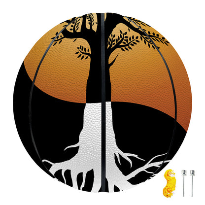 Yin Yang Tree Of Life Print Basketball