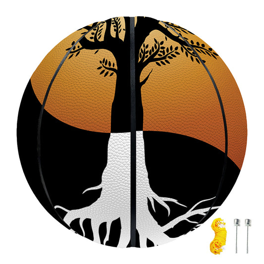 Yin Yang Tree Of Life Print Basketball