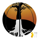 Yin Yang Tree Of Life Print Basketball