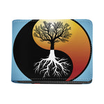 Yin Yang Tree Of Life Print Bifold Wallet