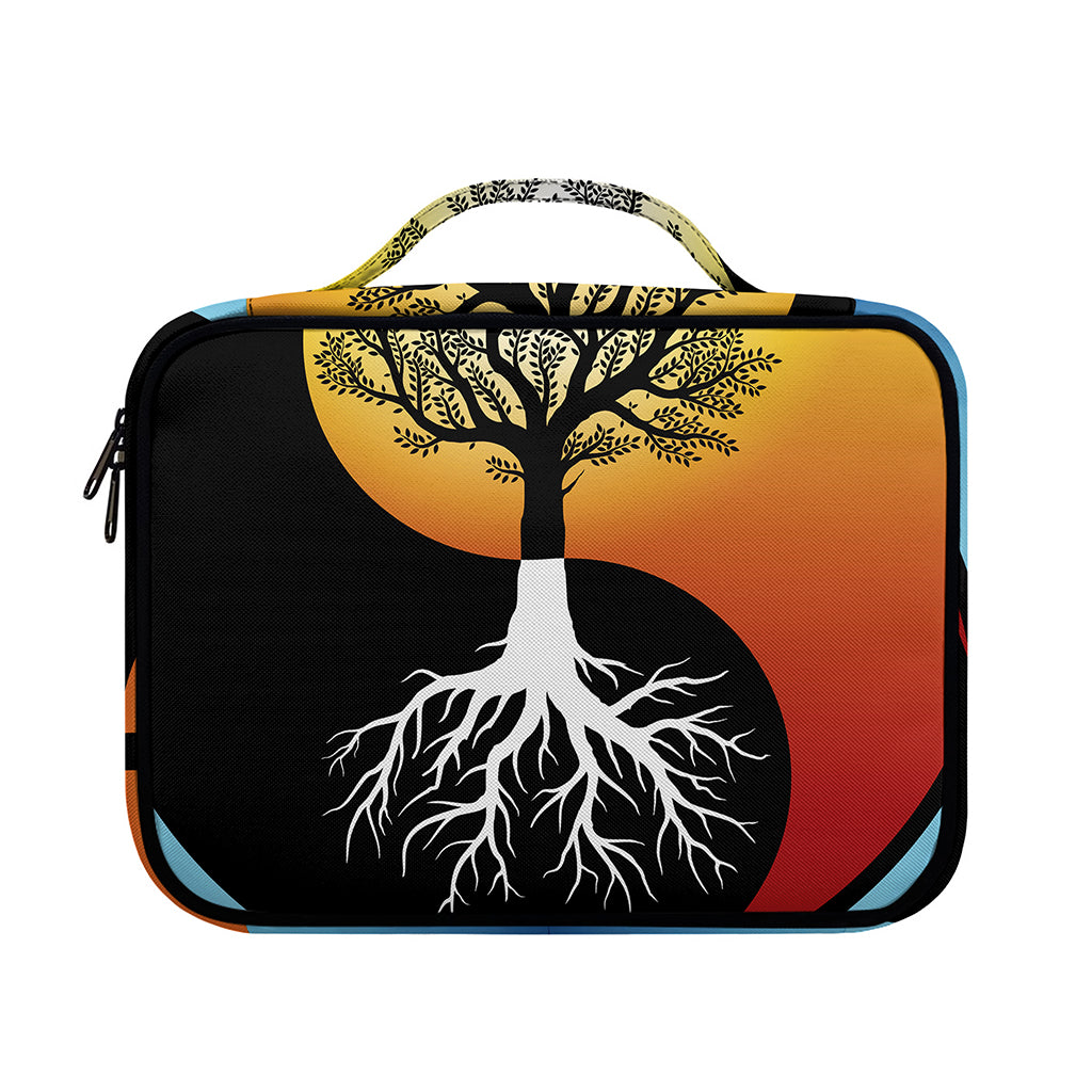Yin Yang Tree Of Life Print Briefcase Bible Bag