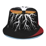 Yin Yang Tree Of Life Print Bucket Hat