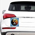 Yin Yang Tree Of Life Print Car Sticker