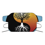 Yin Yang Tree Of Life Print Car Windshield Snow Cover