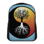 Yin Yang Tree Of Life Print Casual Backpack