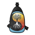 Yin Yang Tree Of Life Print Sling Bag