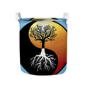 Yin Yang Tree Of Life Print Collapsible Laundry Basket