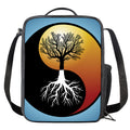 Yin Yang Tree Of Life Print Crossbody Lunch Bag