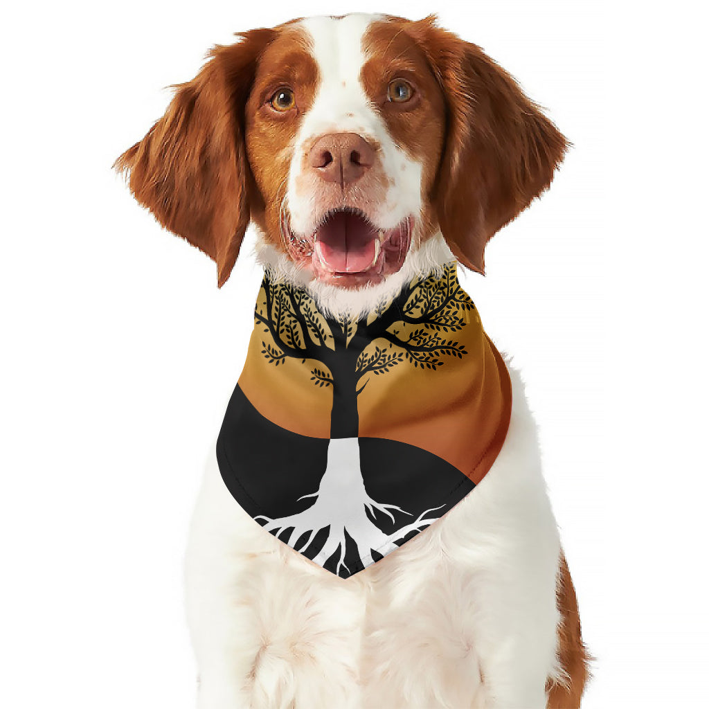 Yin Yang Tree Of Life Print Dog Bandana