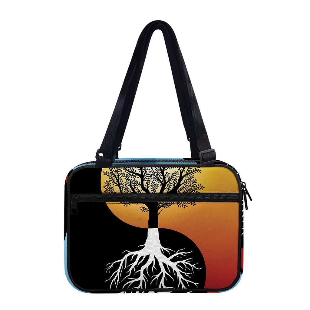 Yin Yang Tree Of Life Print Double Strap Bible Bag