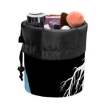 Yin Yang Tree Of Life Print Drawstring Makeup Bag