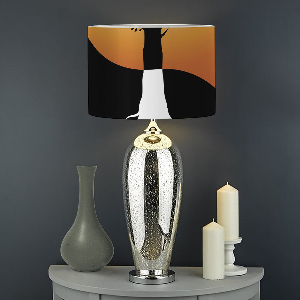 Yin Yang Tree Of Life Print Drum Lamp Shade