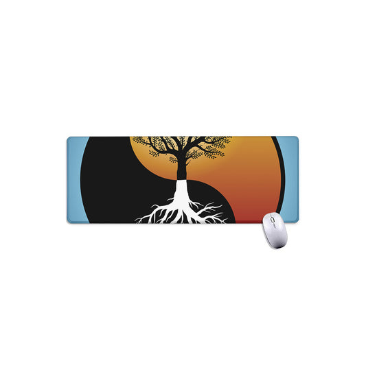 Yin Yang Tree Of Life Print Extended Mouse Pad