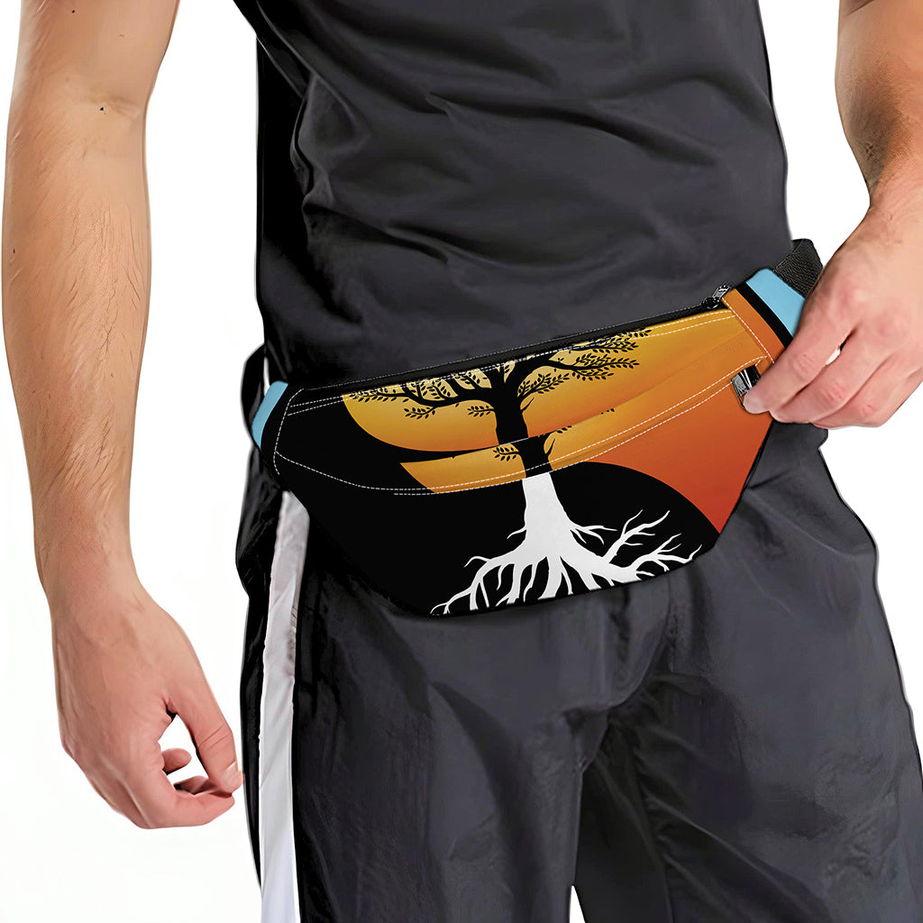 Yin Yang Tree Of Life Print Fanny Pack