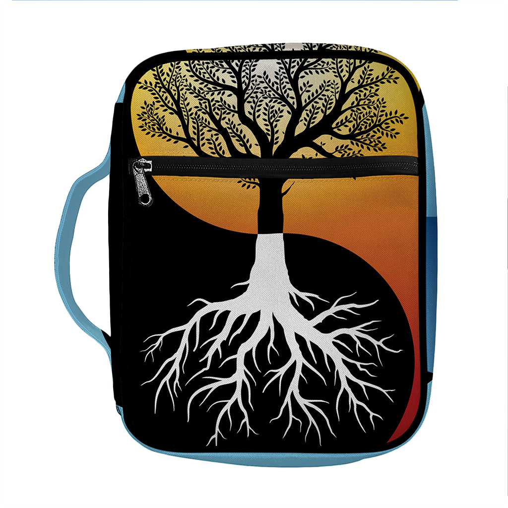 Yin Yang Tree Of Life Print Front Pocket Bible Bag