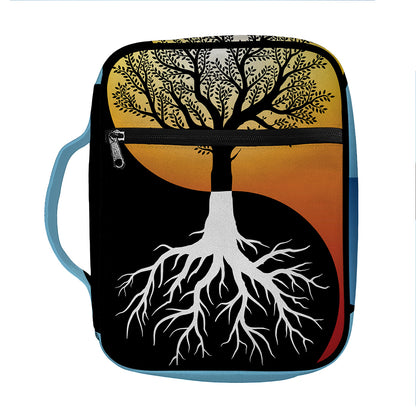 Yin Yang Tree Of Life Print Front Pocket Bible Bag