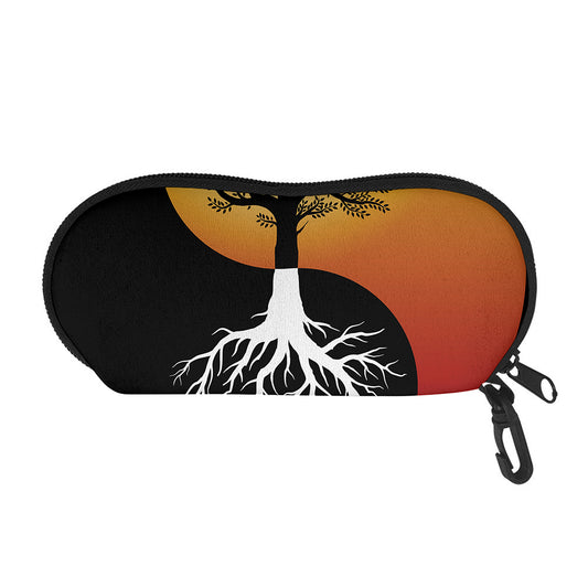 Yin Yang Tree Of Life Print Glasses Case