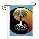 Yin Yang Tree Of Life Print House Flag