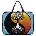 Yin Yang Tree Of Life Print Laptop Sleeve With Handle