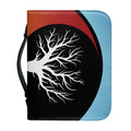 Yin Yang Tree Of Life Print Leather Bible Cover