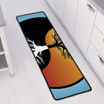 Yin Yang Tree Of Life Print Long Kitchen Mat