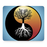 Yin Yang Tree Of Life Print Mouse Pad