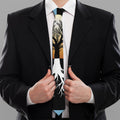 Yin Yang Tree Of Life Print Necktie