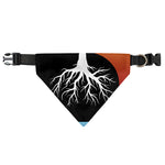 Yin Yang Tree Of Life Print Over The Collar Dog Bandana