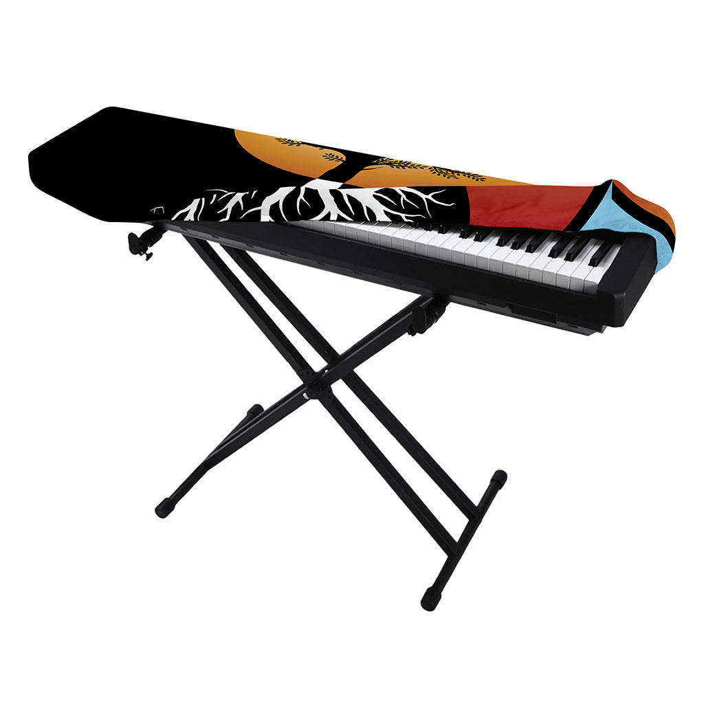 Yin Yang Tree Of Life Print Piano Keyboard Cover
