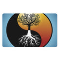 Yin Yang Tree Of Life Print Polyester Doormat