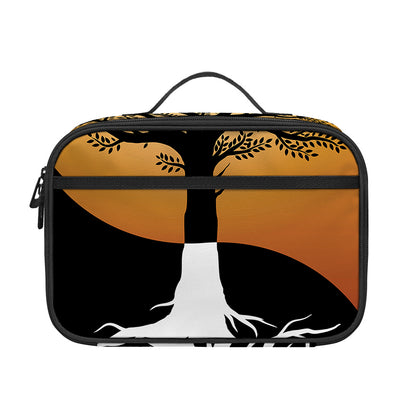 Yin Yang Tree Of Life Print Portable Lunch Bag