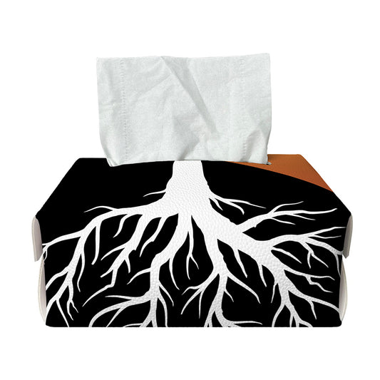 Yin Yang Tree Of Life Print Rectangle Tissue Box Cover