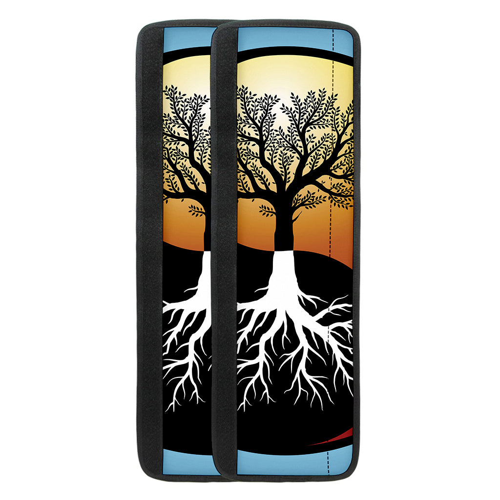 Yin Yang Tree Of Life Print Refrigerator Handle Covers
