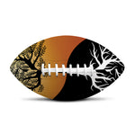 Yin Yang Tree Of Life Print Rugby Ball