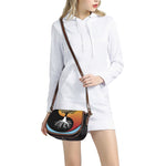 Yin Yang Tree Of Life Print Saddle Bag