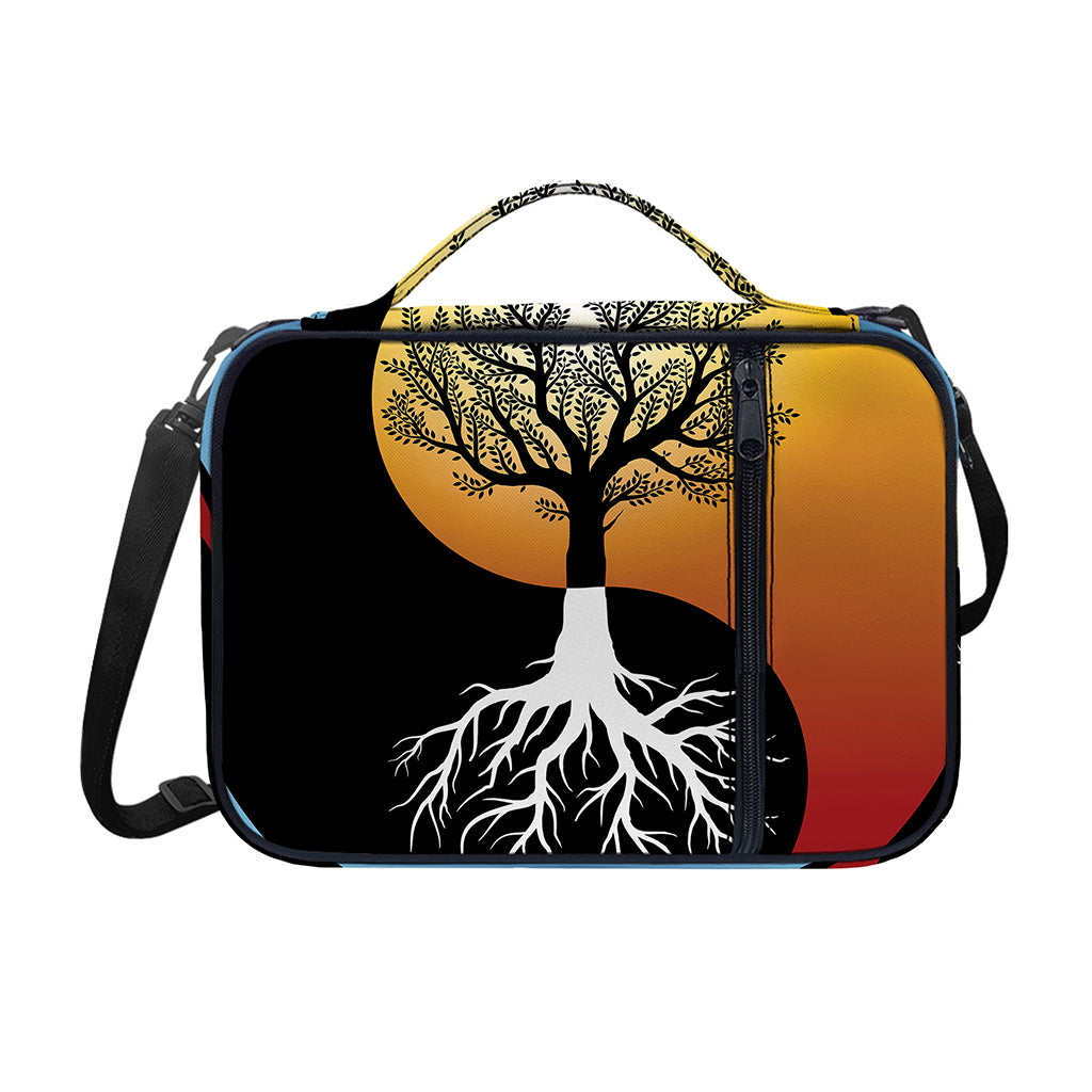 Yin Yang Tree Of Life Print Shoulder Strap Bible Bag