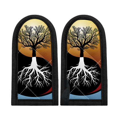 Yin Yang Tree Of Life Print Skillet Handle Cover