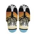 Yin Yang Tree Of Life Print Slippers