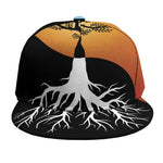 Yin Yang Tree Of Life Print Snapback Cap
