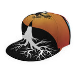 Yin Yang Tree Of Life Print Snapback Cap