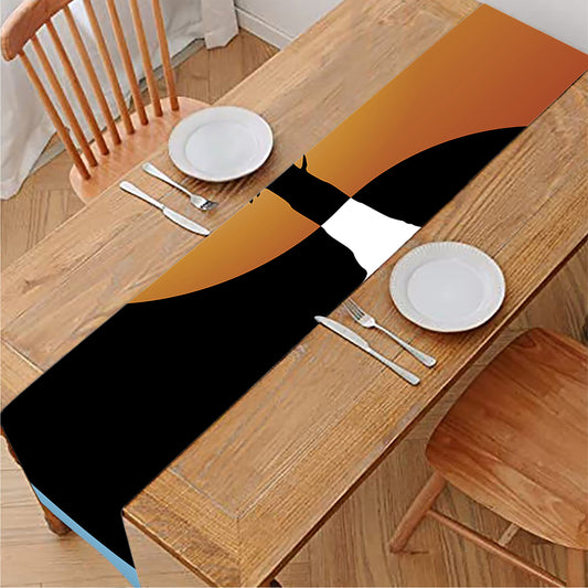 Yin Yang Tree Of Life Print Table Runner