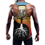 Yin Yang Tree Of Life Print Training Tank Top