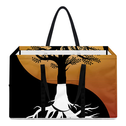 Yin Yang Tree Of Life Print Utility Tote Bag