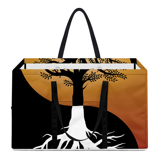 Yin Yang Tree Of Life Print Utility Tote Bag