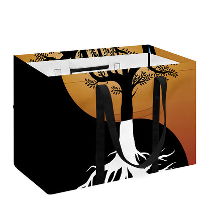 Yin Yang Tree Of Life Print Utility Tote Bag