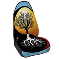 Yin Yang Tree Of Life Print Waterproof Car Seat Cover
