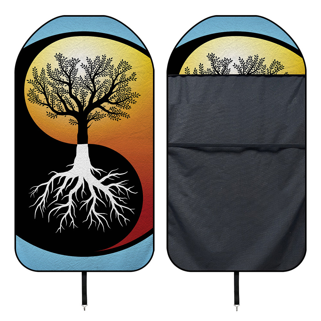 Yin Yang Tree Of Life Print Waterproof Car Seat Cover