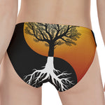 Yin Yang Tree Of Life Print Women's Panties