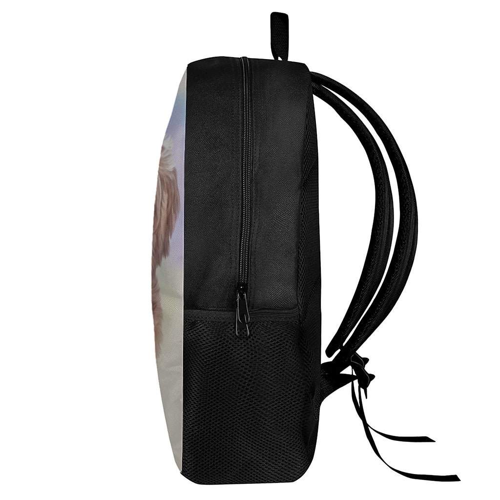 Yorkshire Terrier Portrait Print 17 Inch Backpack