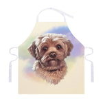 Yorkshire Terrier Portrait Print Adjustable Apron